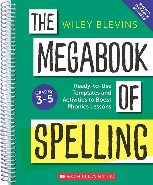 The Megabook of Spelling: Grades 3-5: Ready-To-Use Templates and Activ