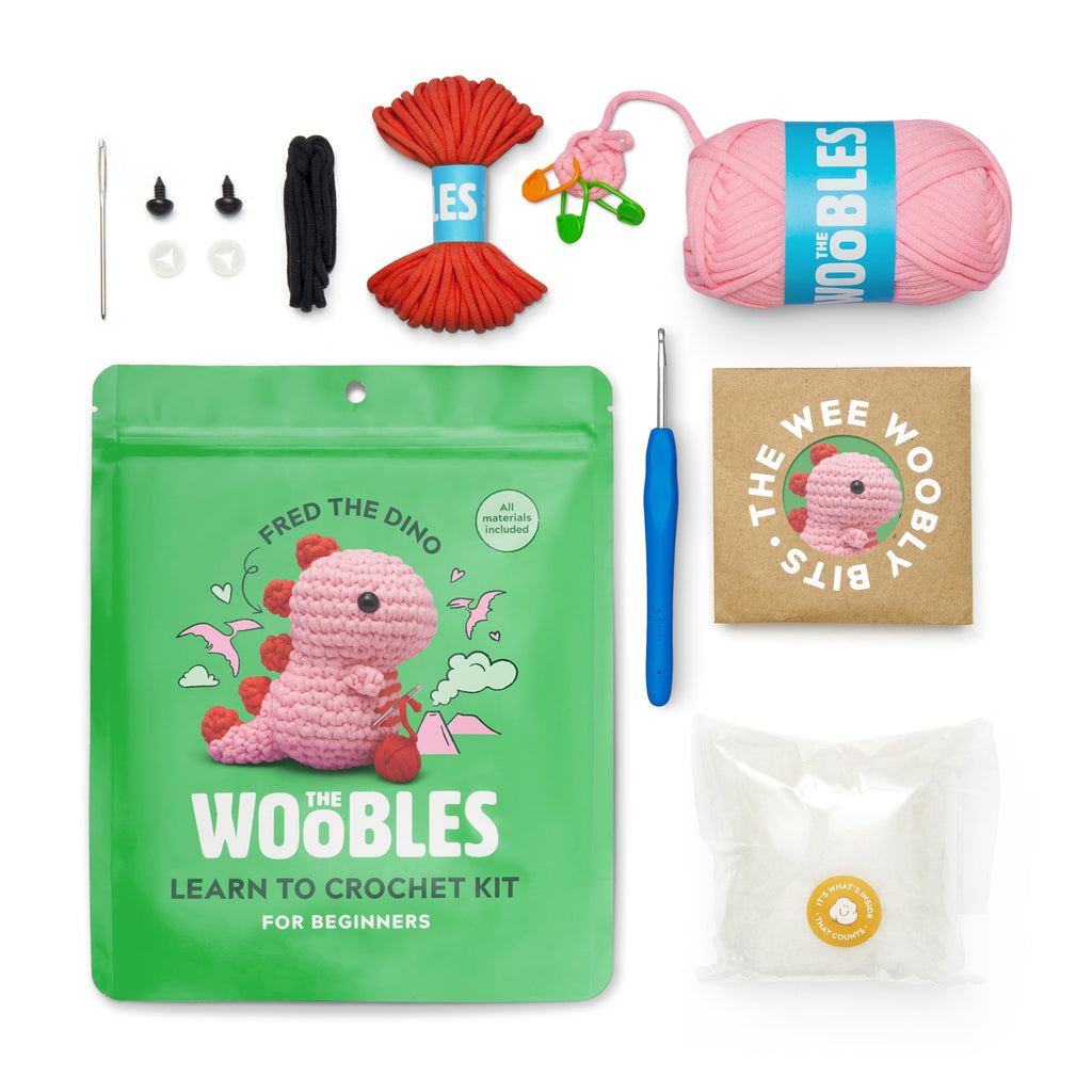 The Woobles Beginner Crochet Amigurumi Kits - Kiki the Chick