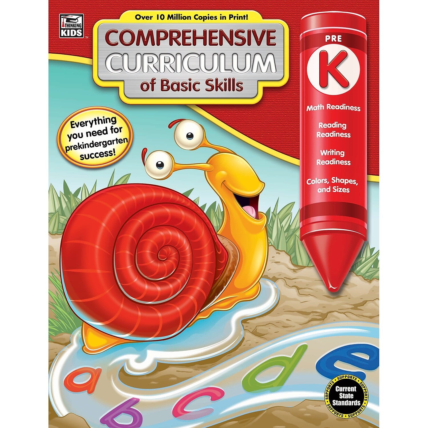Thinking Kids Comprehensive Curriculum of Basic Skills Grade PK Workbo