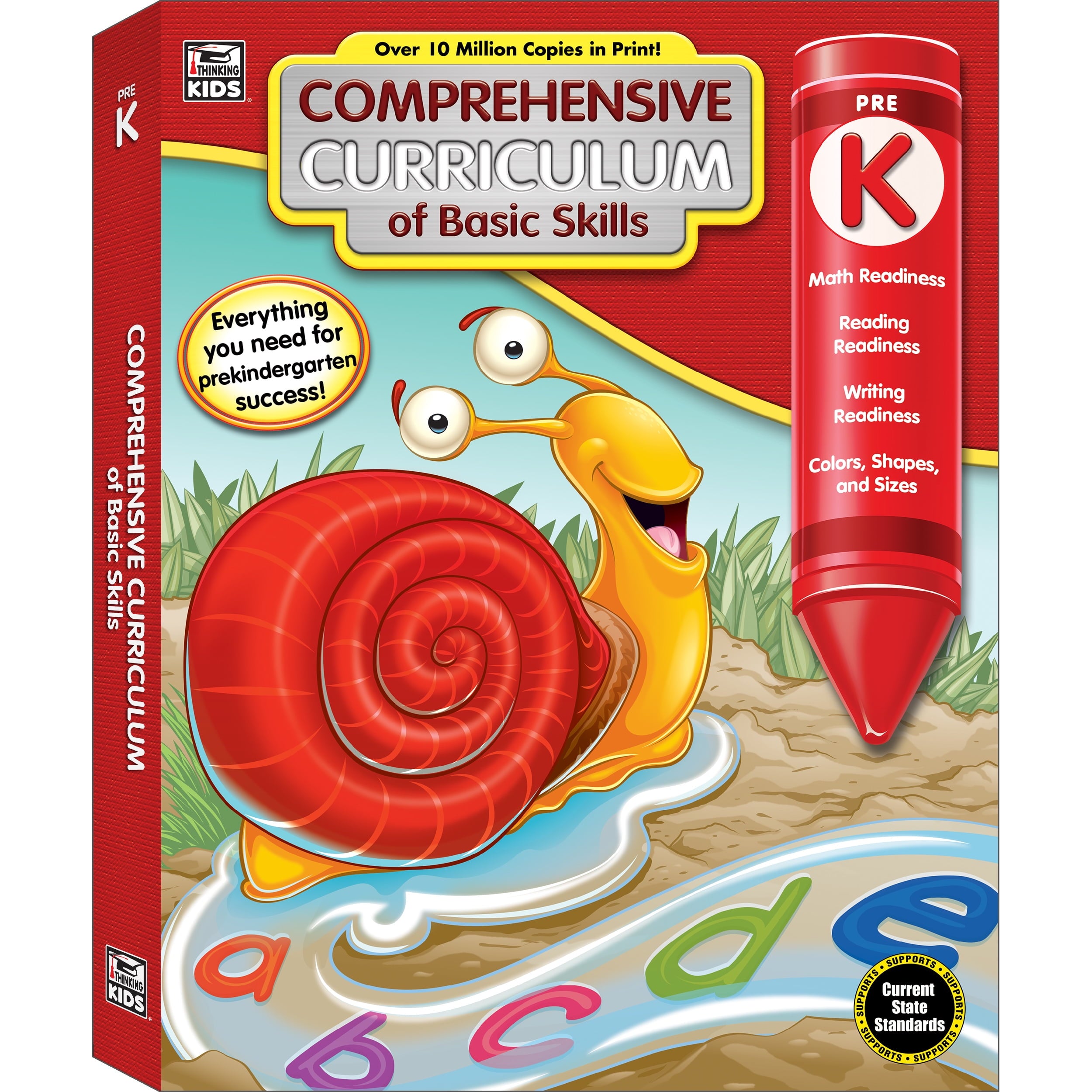 Thinking Kids Comprehensive Curriculum of Basic Skills Workbook (544)