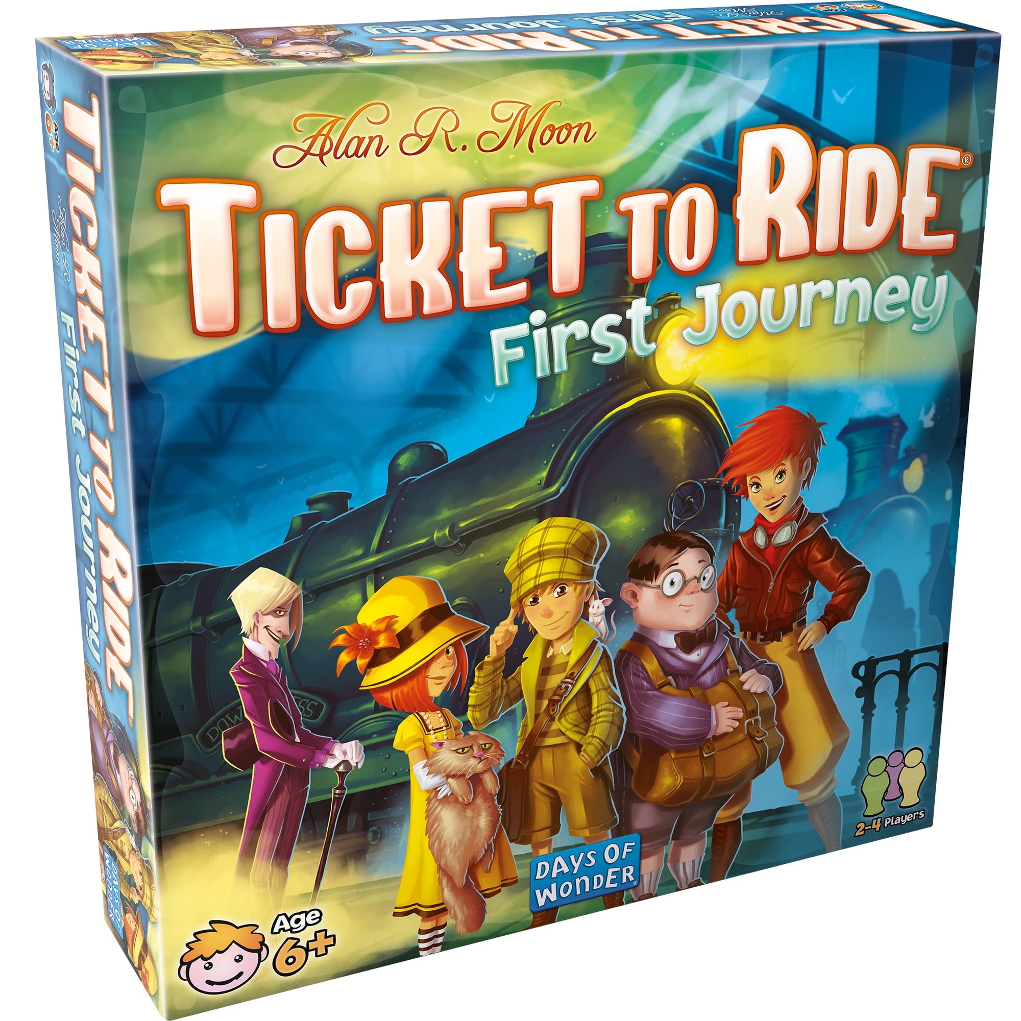 Ticket to Ride First Journey Family Strategy Board Game for Ages 6+, f