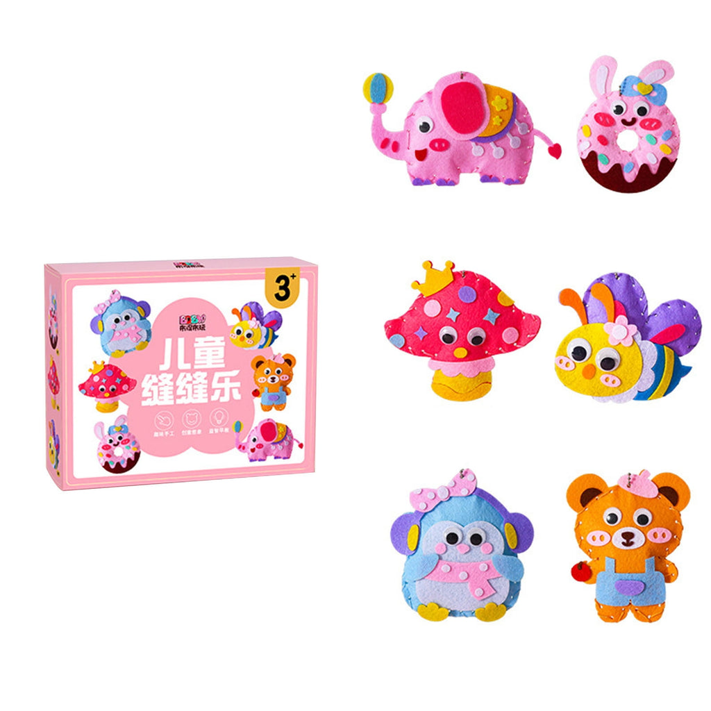 ToysYGift Sewing Kit for Kids Beginner Arts and Crafts, Make DIY Proje