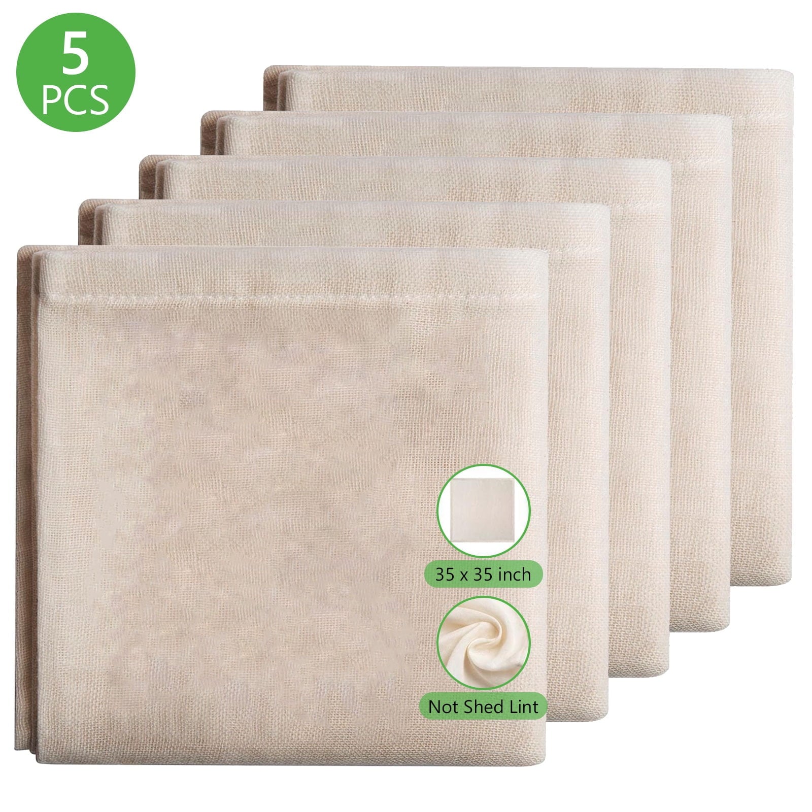 Tripumer 10 Pcs Cheese Making Cloth Reusable Cheesecloth 20x20 inch Ch
