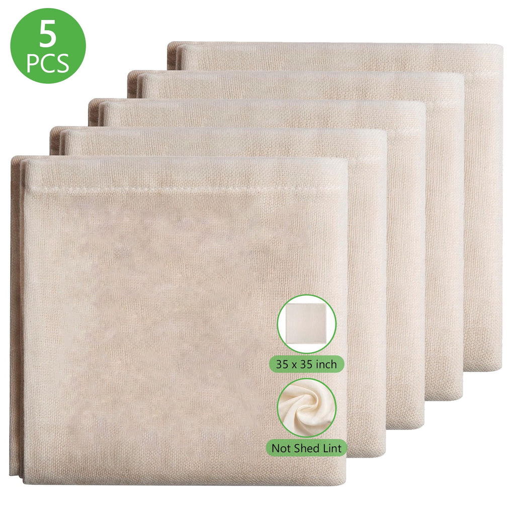 Tripumer 10 Pcs Cheese Making Cloth Reusable Cheesecloth 20x20 inch Ch