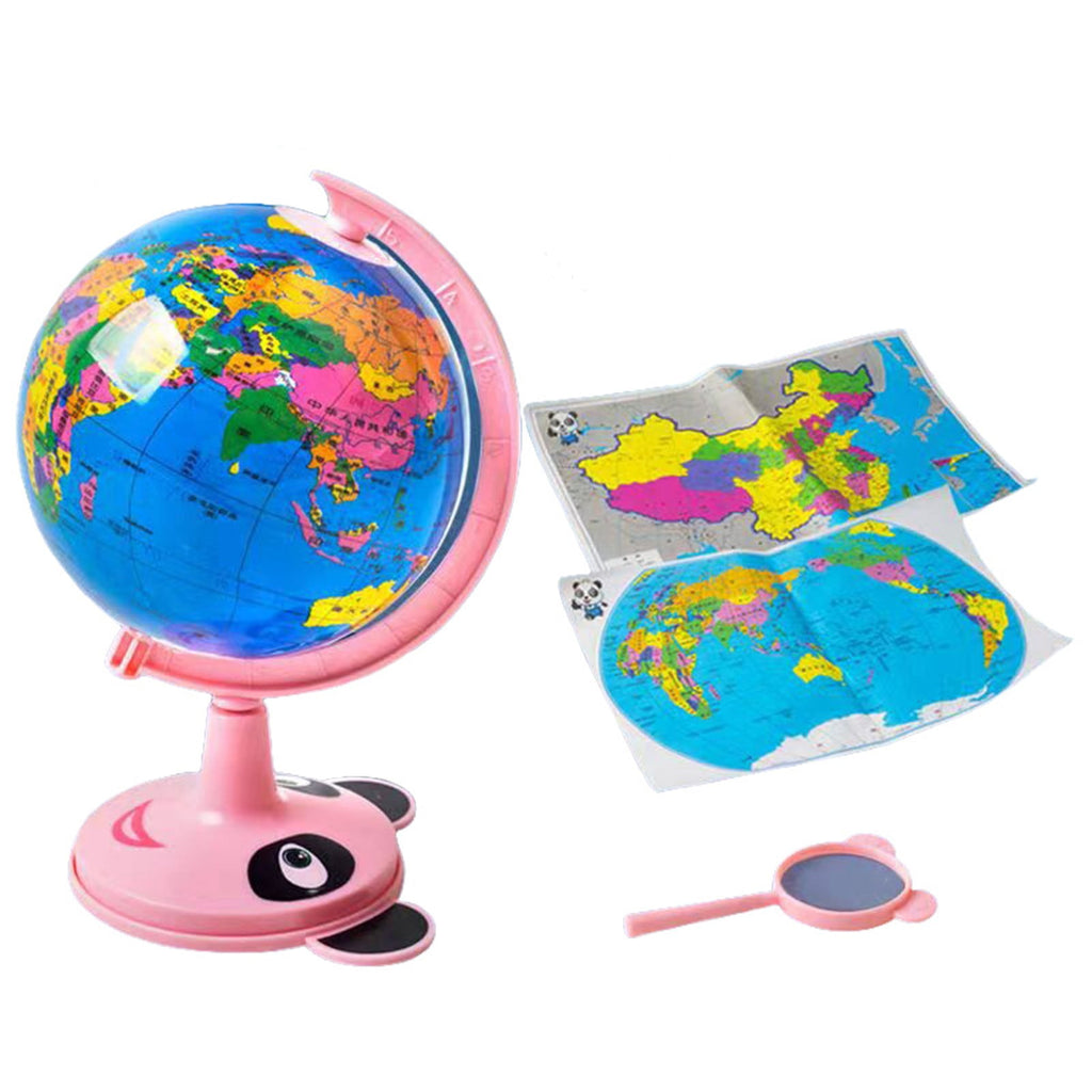 Twfbrm Mini World Globe with Stand, Geography Educational Globe for St