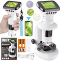 UUSUOO Microscope for Kids,Beginner STEM Microscope Kit,Educational To