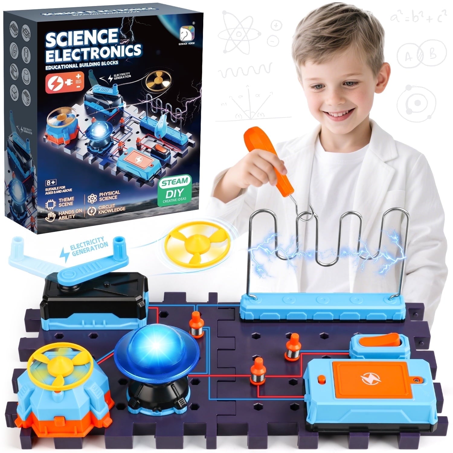 UUSUOO Science Kits for Kids Age 8-12,DIY Electronics Exploration Kit,