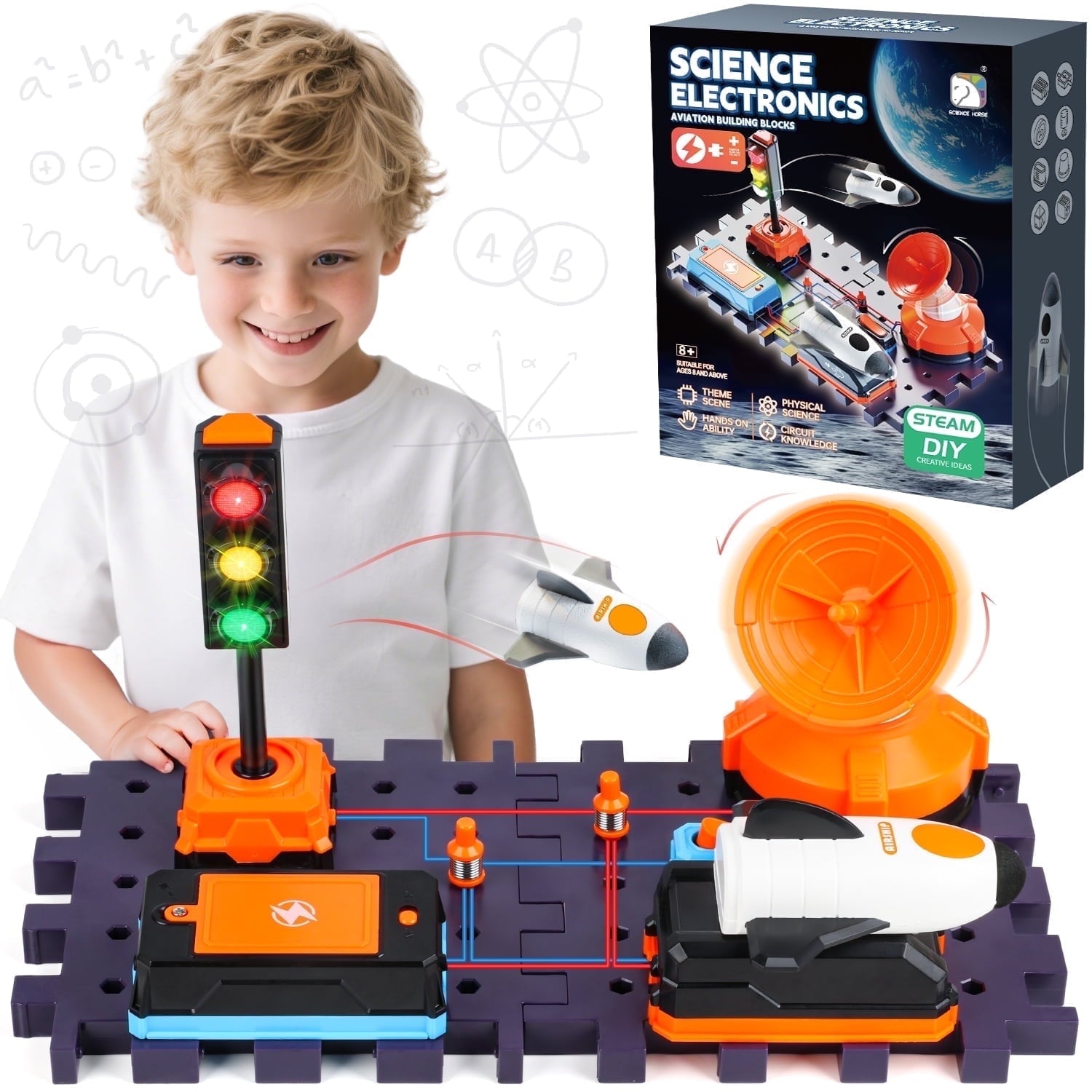 UUSUOO Science Kits for Kids Age 8-12,DIY Electronics Exploration Kit,