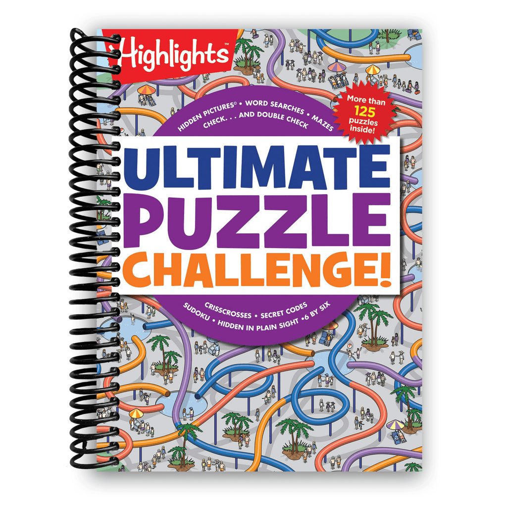 Ultimate Puzzle Challenge!: 125+ Brain Games for Kids, Mazes, Brain Te