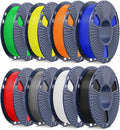 Upgrade PLA+2.0 Filament Bundle, 3D Printer Filament Bundle Multicolor