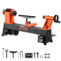 VEVOR Woodworking Lathe, 1 HP, Benchtop Wood Lathe Machine with 0 to 3