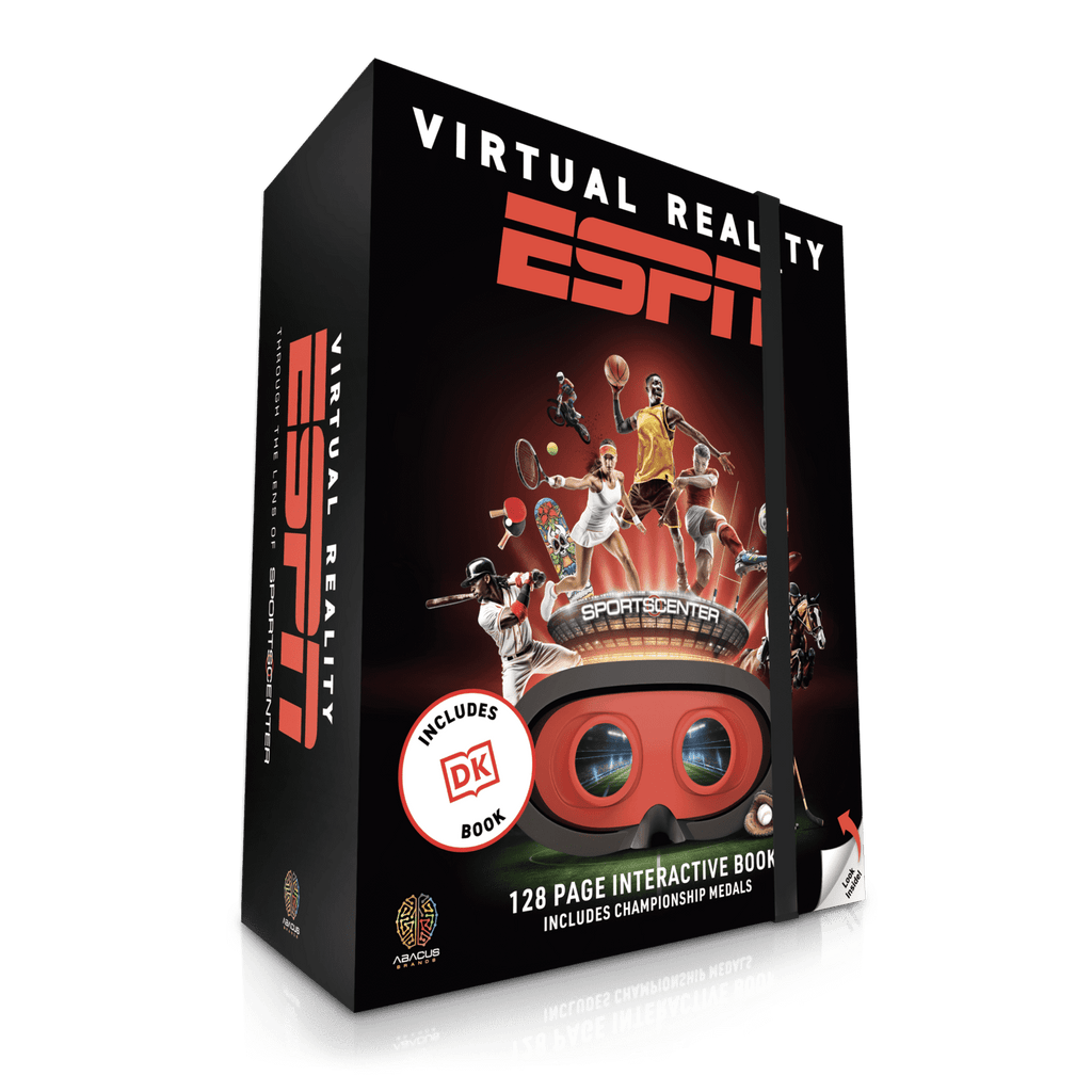 Virtual Reality ESPN! with DK Book by Abacus Brands | VR Goggles Inclu