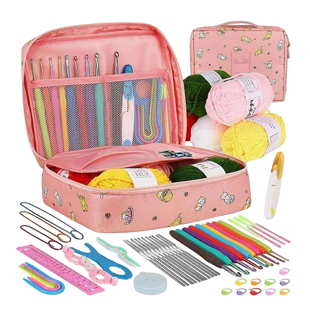 Votnto 59-Piece Crochet Kit for Beginners, Complete Crochet Starter Se