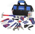 WORKPRO 125-Piece Household Tool Kit – 3.6V Rechargeable Screwdriver
