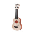 White Mini Ukulele Toy For Kids With Nylon Strings Educational Musical