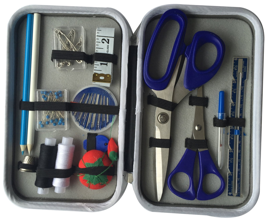 White Travel Size Sewing Kit
