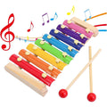 Fixdono Wooden Xylophone Children's Musical Instruments Toy, Wooden 8