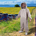 Yajisi Hooded Beekeeper Suit One Piece Beekeeping Protective Clothes A