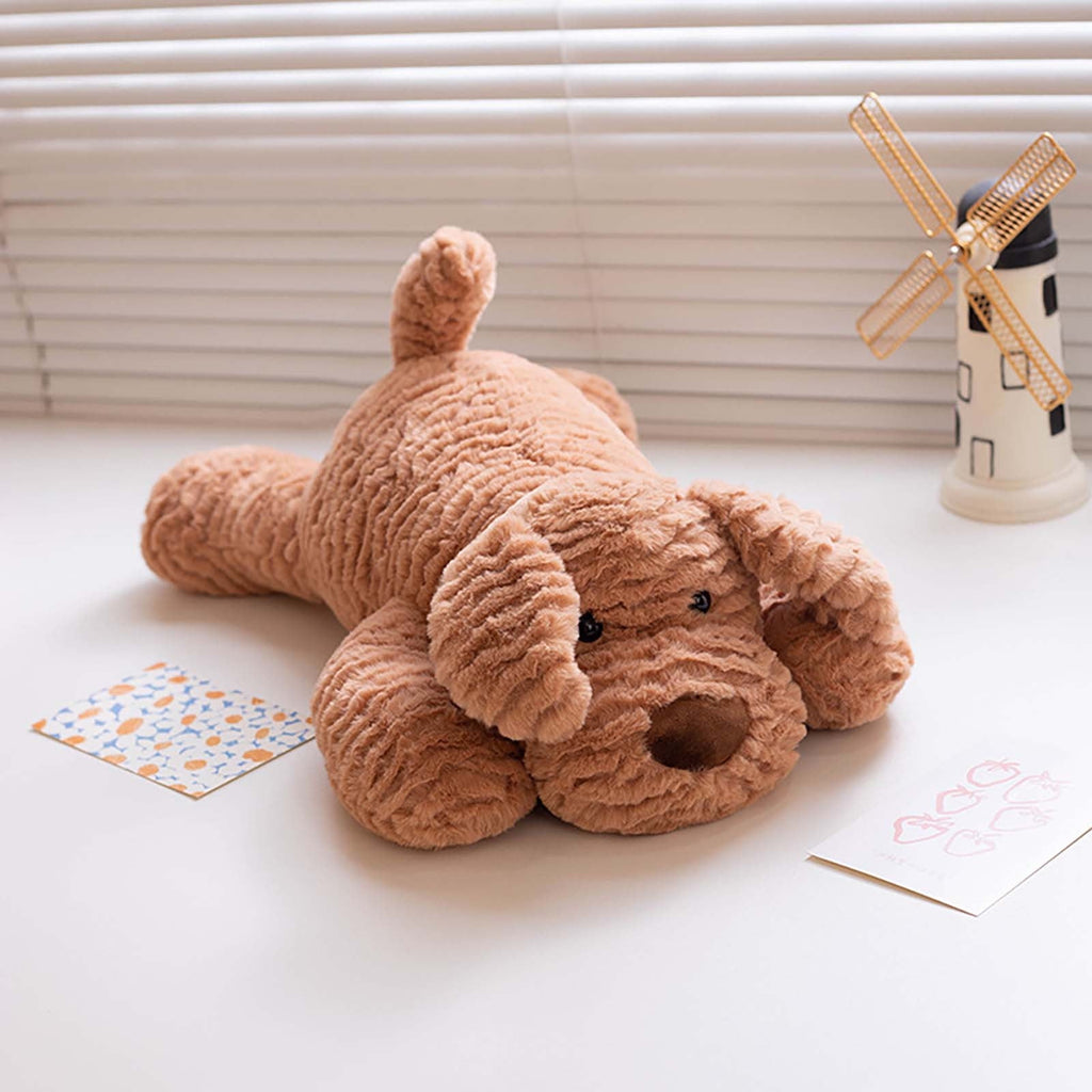 Yaoyar Dog Stuffed Animal, Golden Doodle Puppy Plush Toy with Realisti