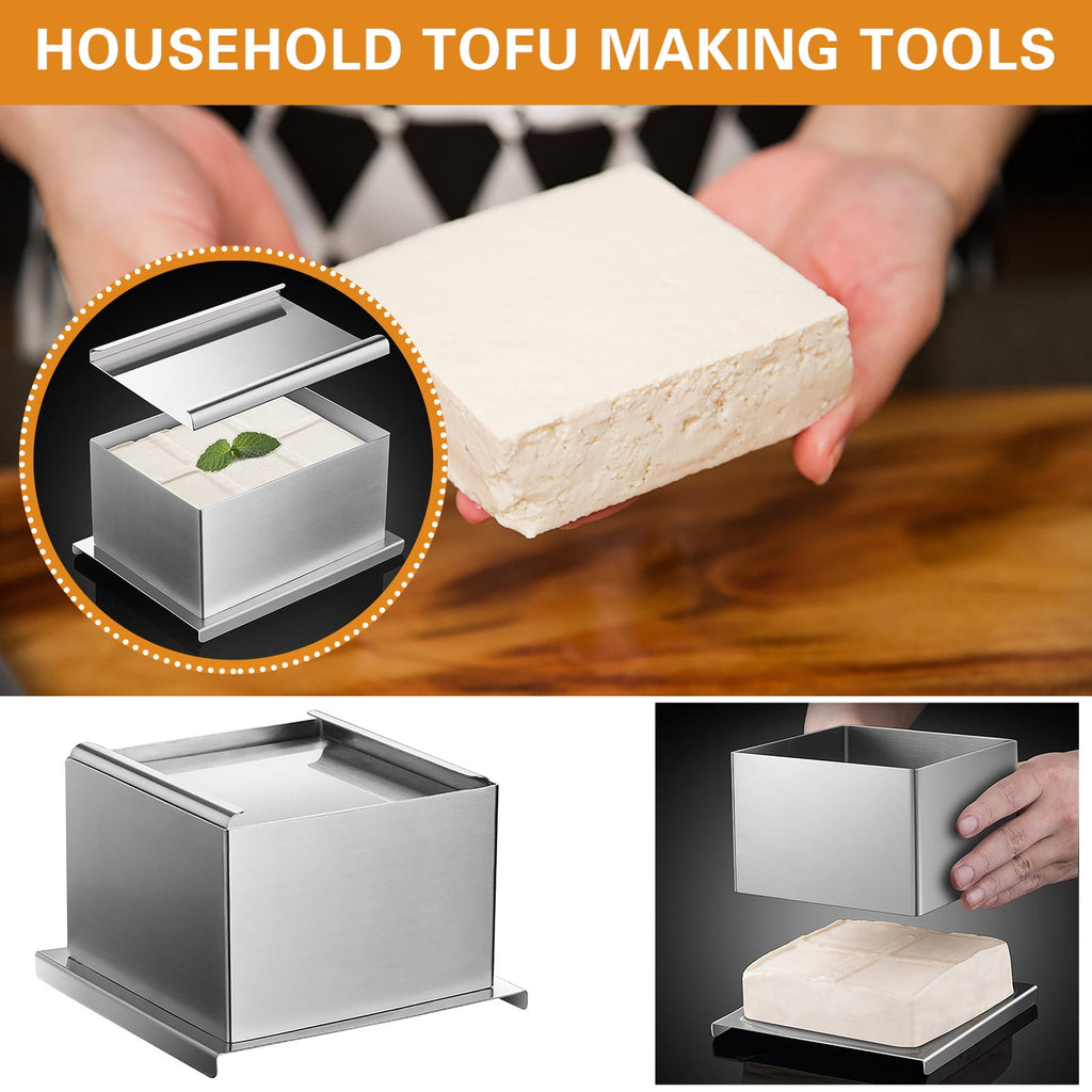 Yoloke Stainless Steel Cheese Press Mold Kit, 304 Grade, Perfect for H