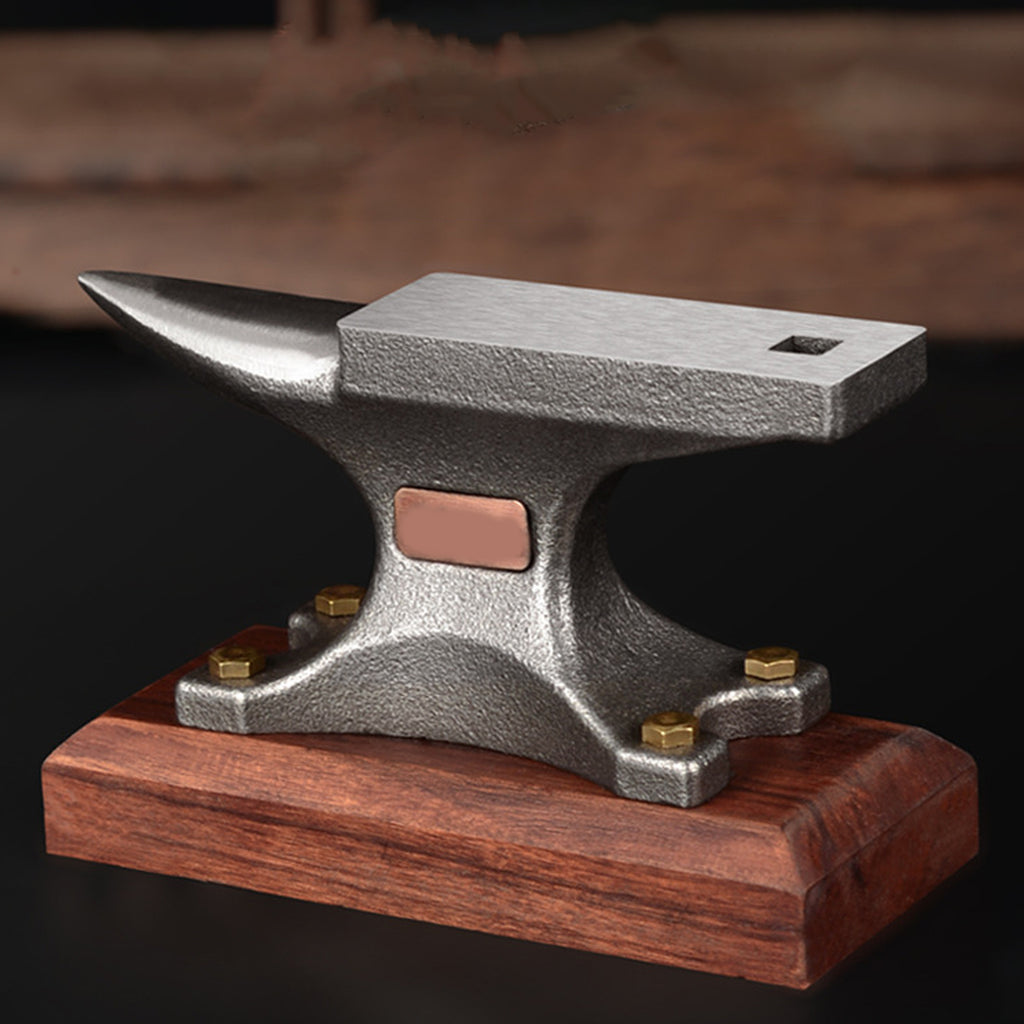Carbon Steel Anvil Tool with Stable Base for Silversmithing, Blacksmit