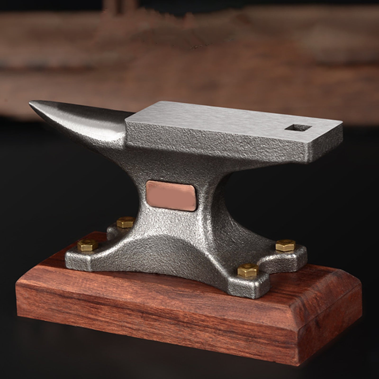 Carbon Steel Anvil Tool with Stable Base for Silversmithing, Blacksmit