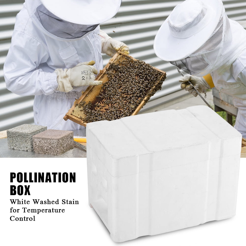 YAHHU Harvest Bee Hive Box EPS Beekeeping King Box Pollination Tool Ea