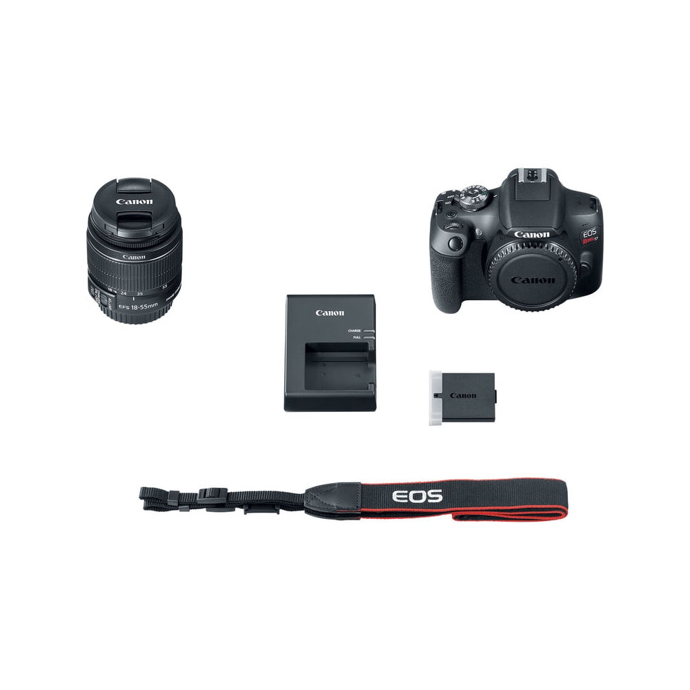 EOS Rebel T7 Digital SLR Camera with EF-S 18-55mm Lens, APS-C Sensor,