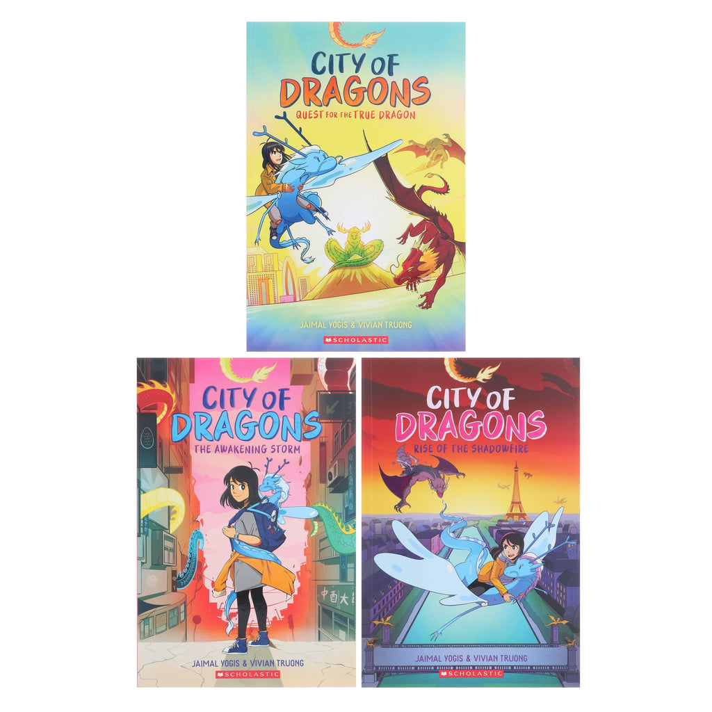 City of Dragons by Jaimal Yogis & Vivian Truong 3 Graphic Novels Set -