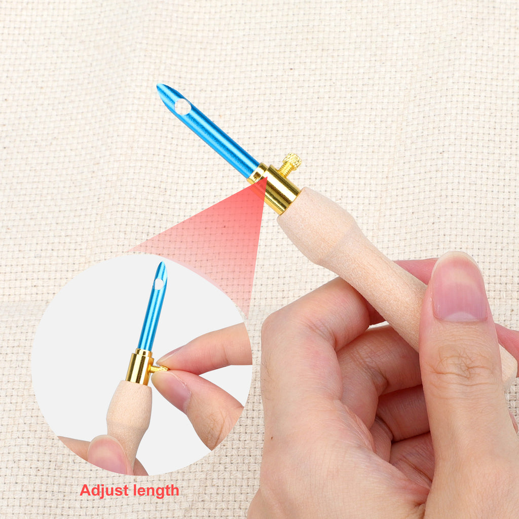 EEEkit 39pcs Punch Needle Embroidery Tools Set, Adjustable Punch Pen w