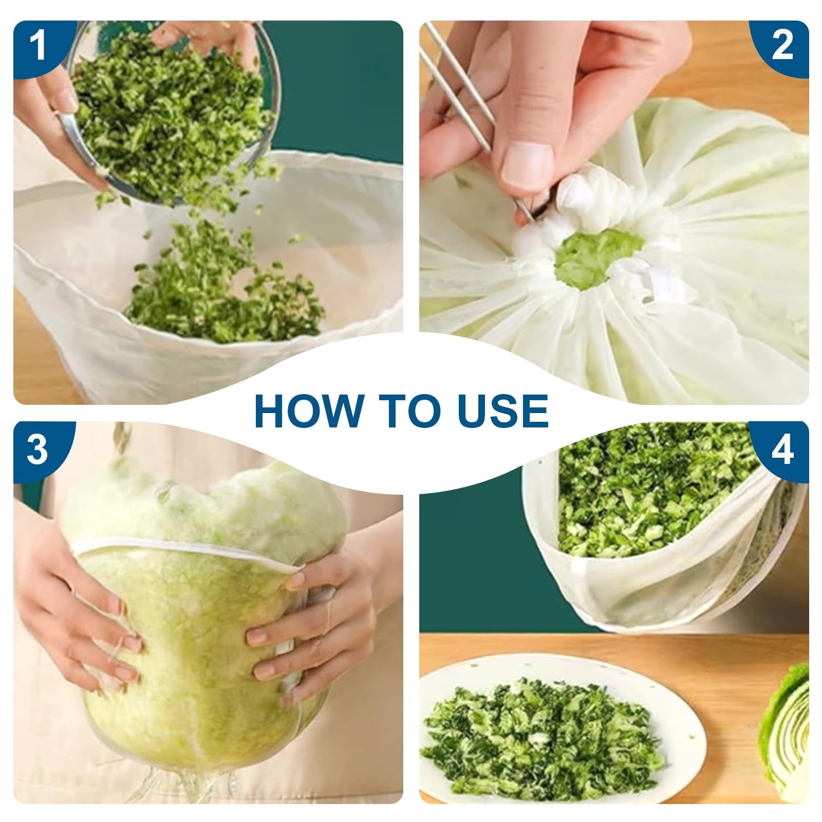 Reusable Cheesecloth Straining Bags, Nut Milk Cheese Making Bags, Cook
