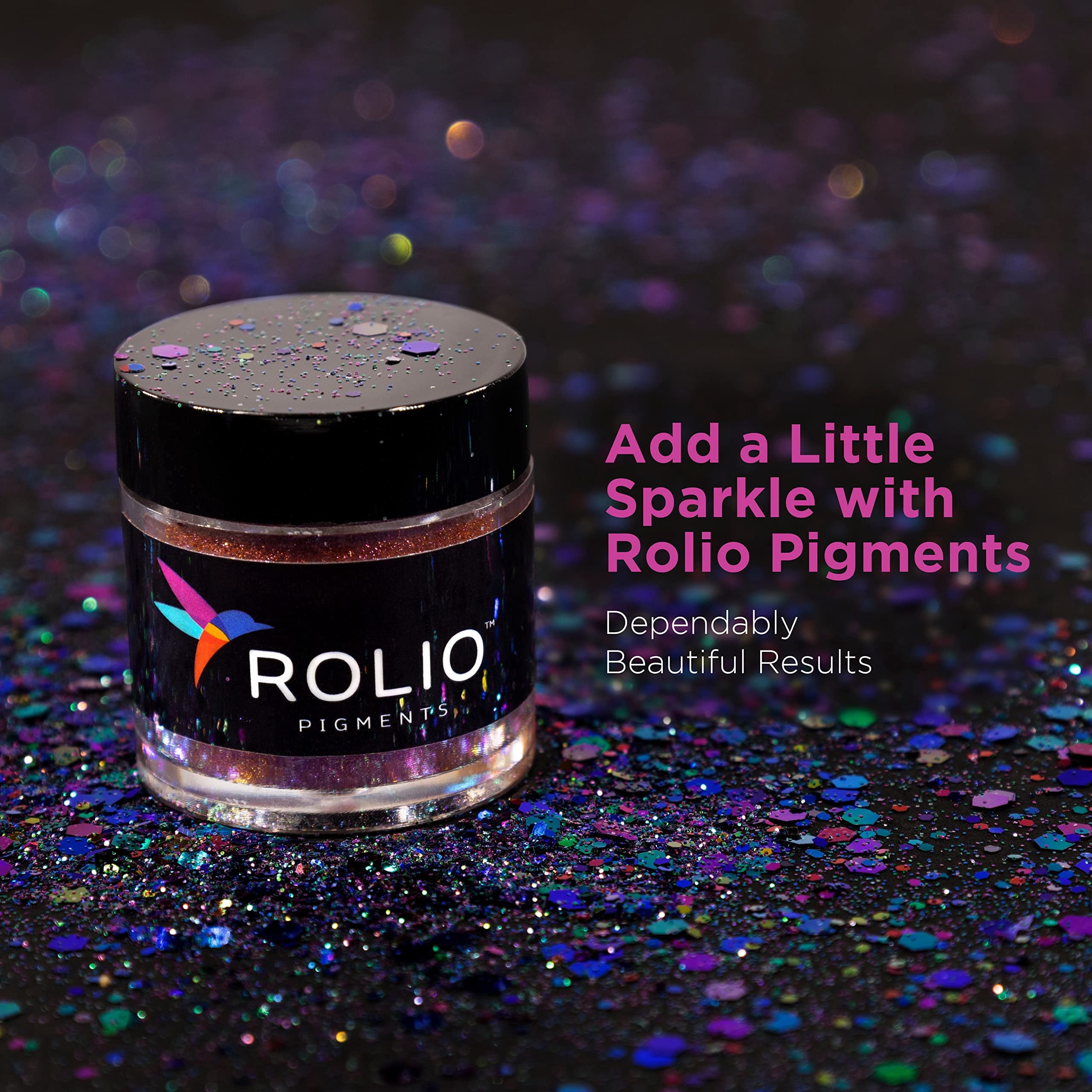 Rolio - Chameleon Mica Powder, Shift Powder Pigment for Epoxy Resin, A