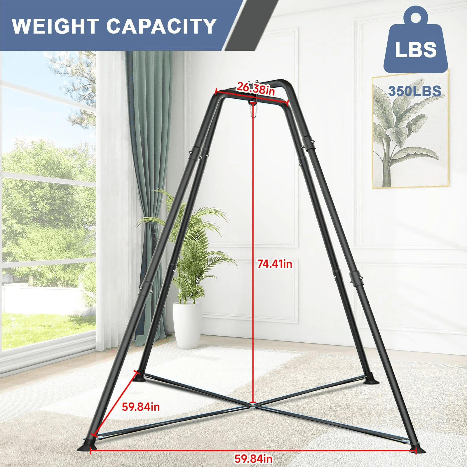 Sensory Swing with X-Shaped Stand