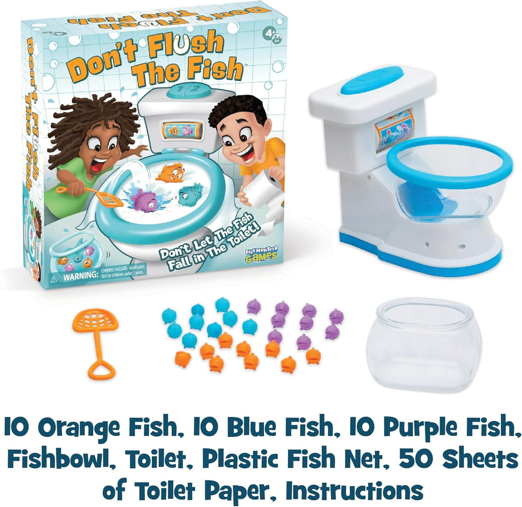 PlayMonster, Don't Flush the Fish, Kids & Family Games, Board Game for
