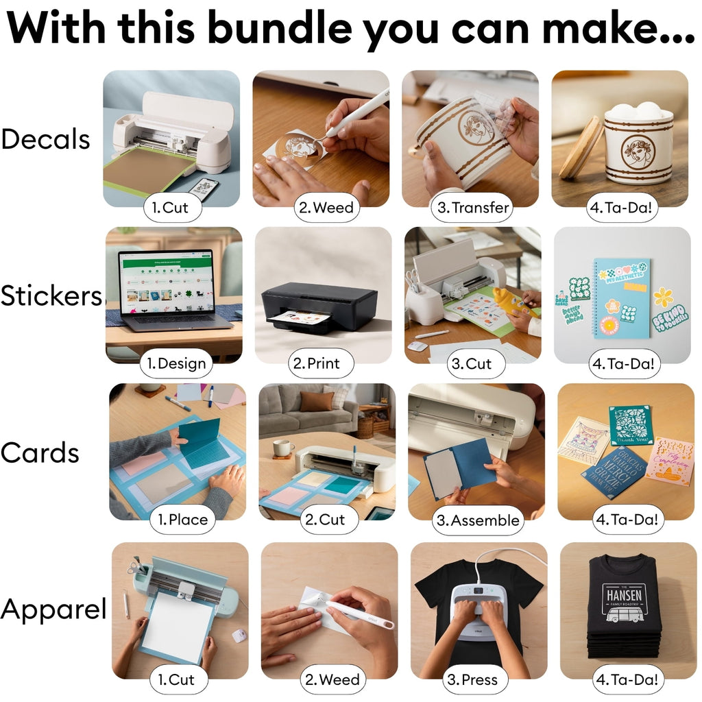 Cricut Deluxe Materials Bundle for Maker & Explore
