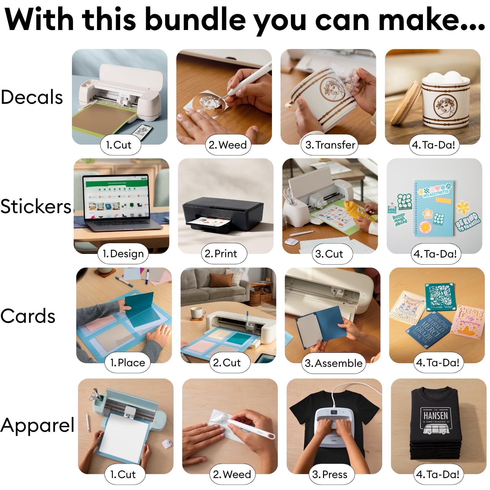 Cricut Deluxe Materials Bundle for Maker & Explore
