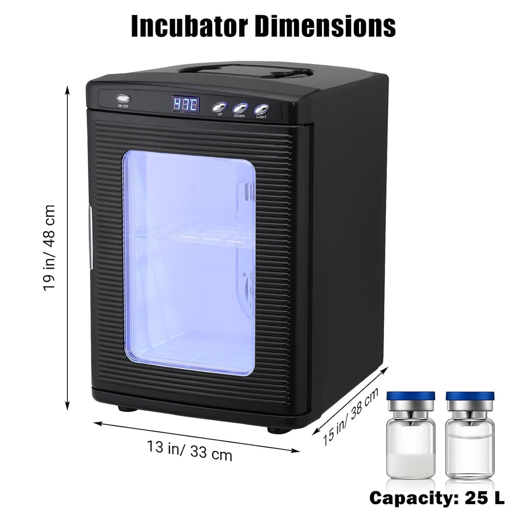 Incubators for Hatching Eggs 25L, Portable Scientific Laboratory Incub