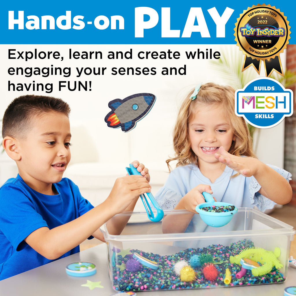 Sensory Bin - Outer Space Toys