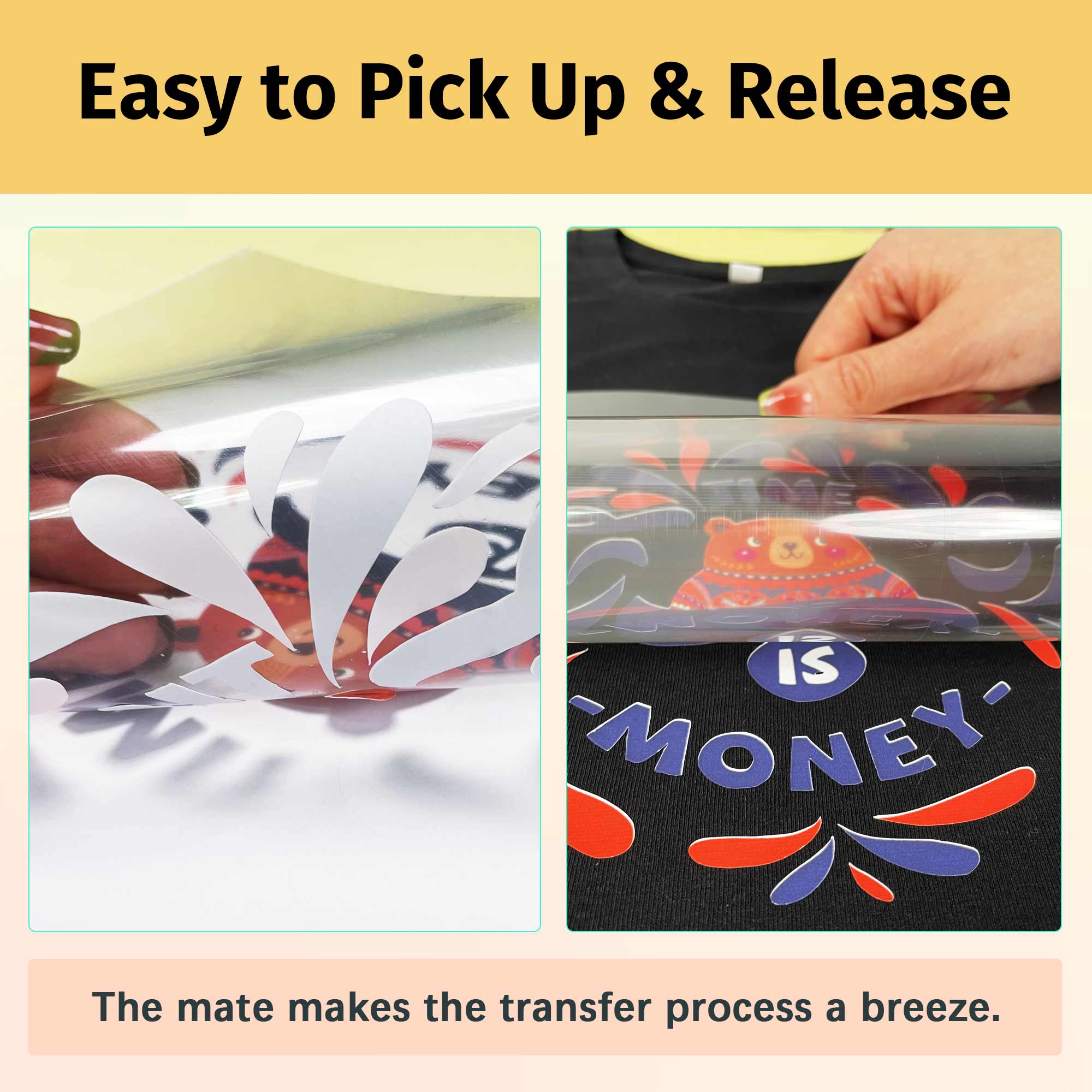 TransOurDream Tru-Heat Transfer Mate for Dark T Shirts Transfer Paper