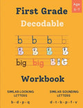 Decodable Workbook for Kids Ages 6 - 7: Dyslexia-Friendly Activities to Improve Reading Skills, Exercises for Decoding Words with Similar Sounds and L - Paperback