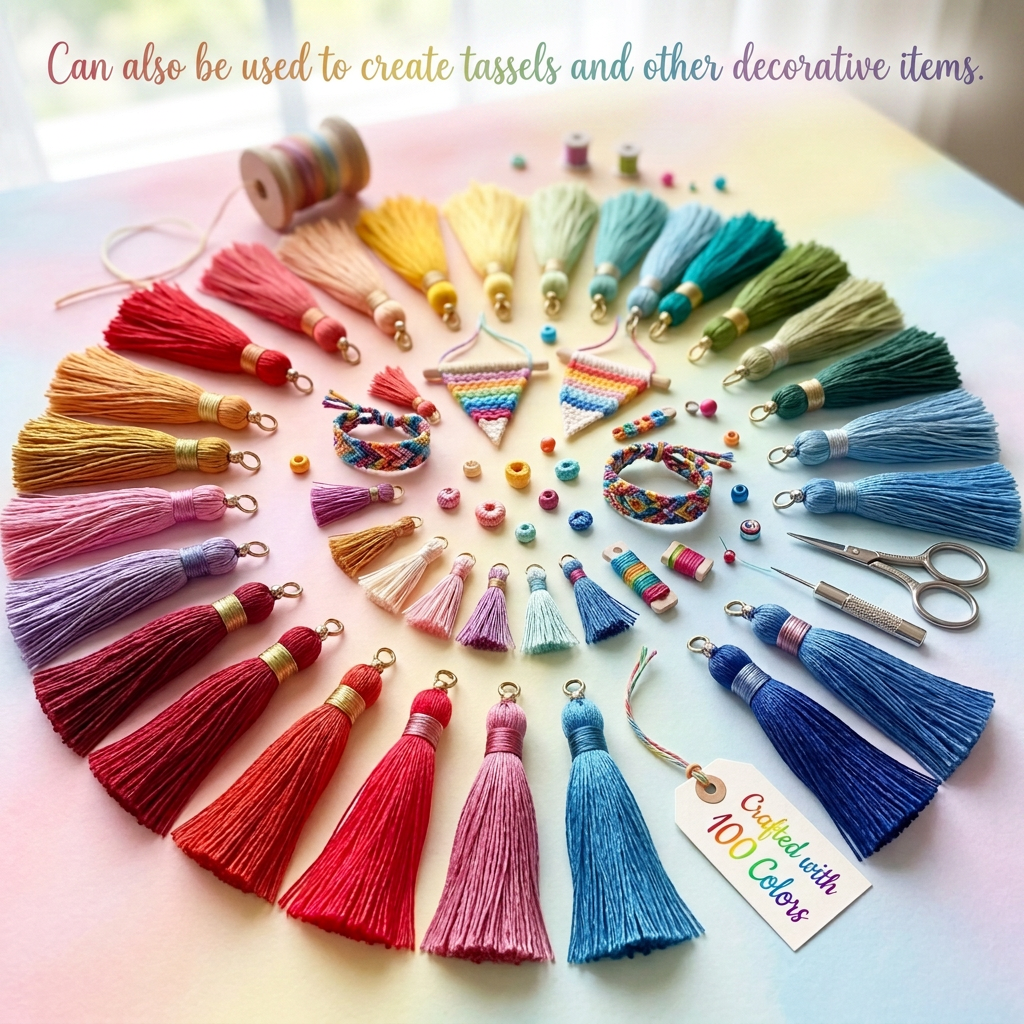EUWBSSR 2 Sets 100 Colors Cotton Embroidery Floss Cross Stitch Thread