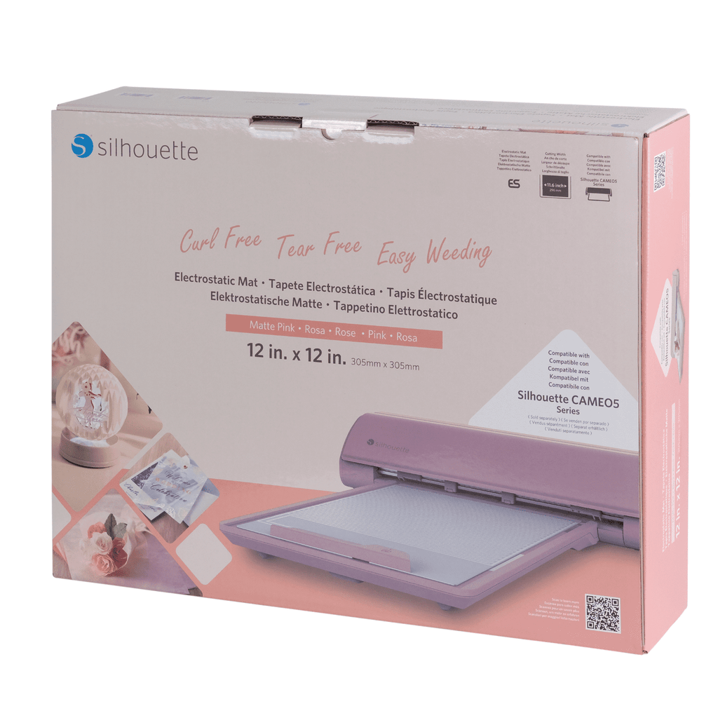 Silhouette CAMEO5α (Alpha) Electrostatic Mat Bundle (Matte Pink)