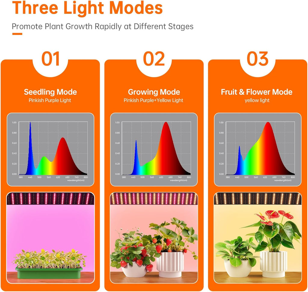 Mini Greenhouse Indoor with Grow Light, Small Tabletop Greenhouses Kit
