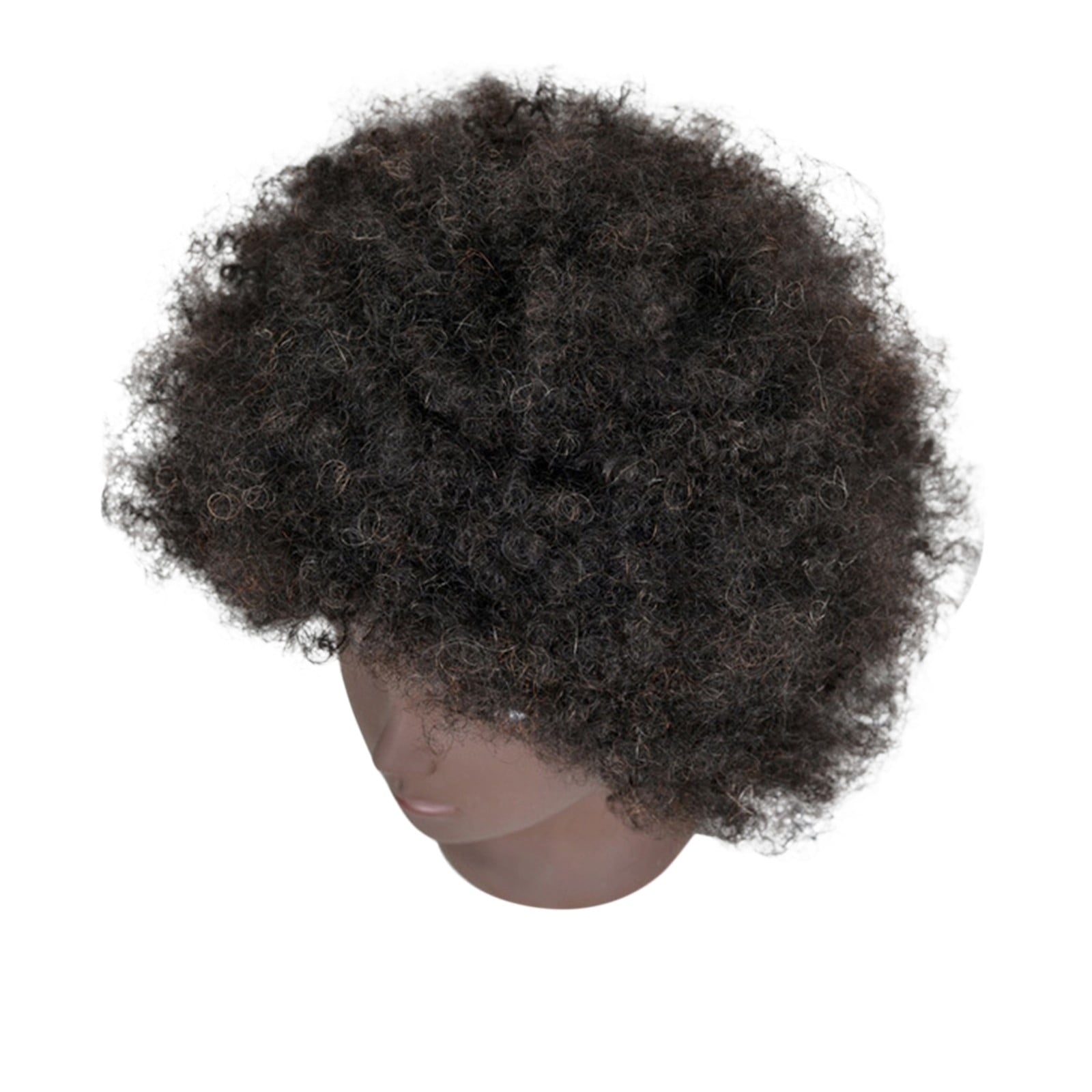Openpig Mannequin Head With Human Hair Curly Hair Training Head Maniki