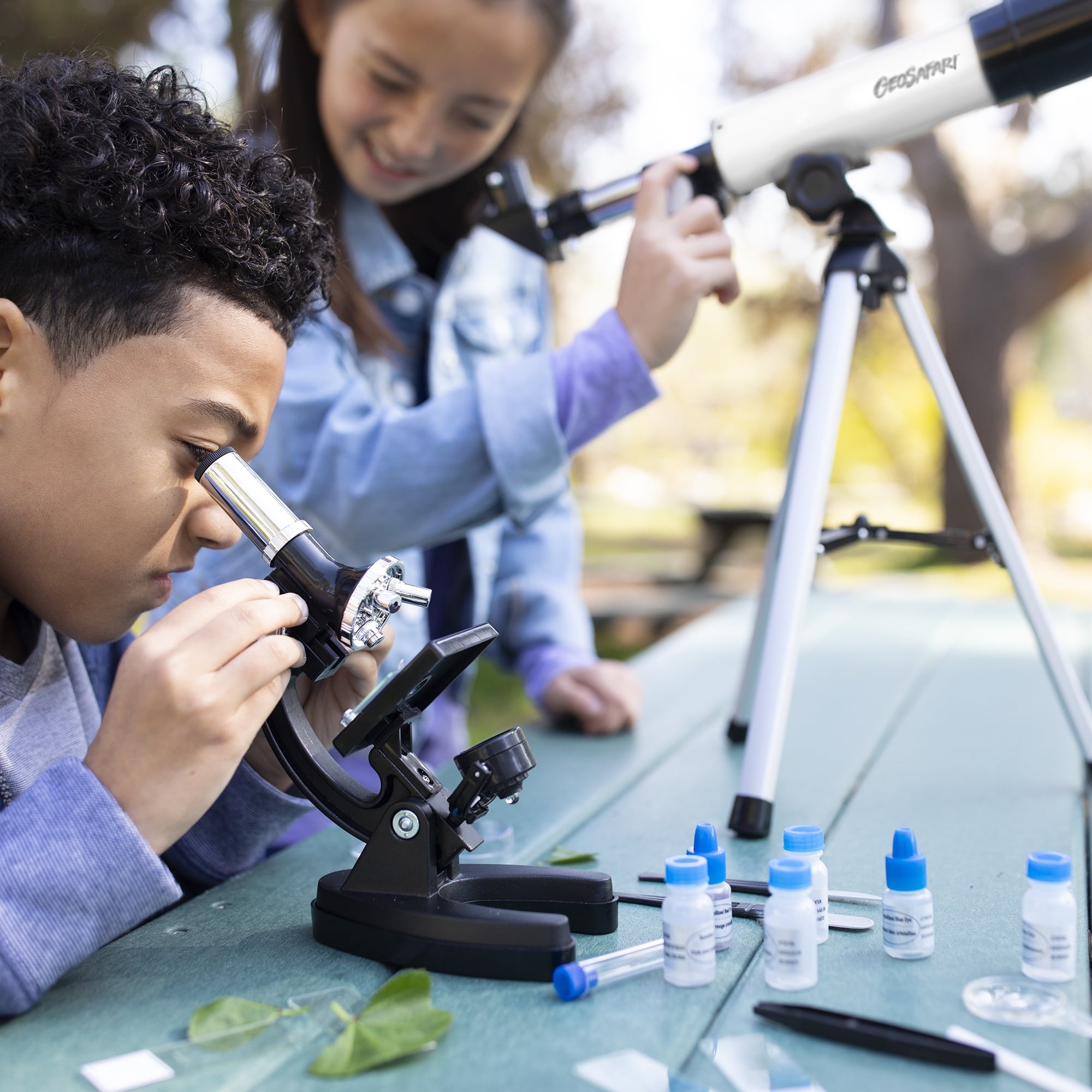 Educational Insights Beginner Telescope & Microscope Science Set, STEM