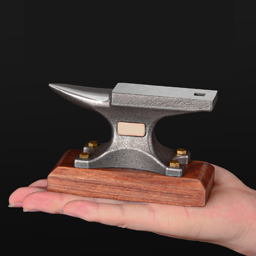 Carbon Steel Anvil Tool with Stable Base for Silversmithing, Blacksmit