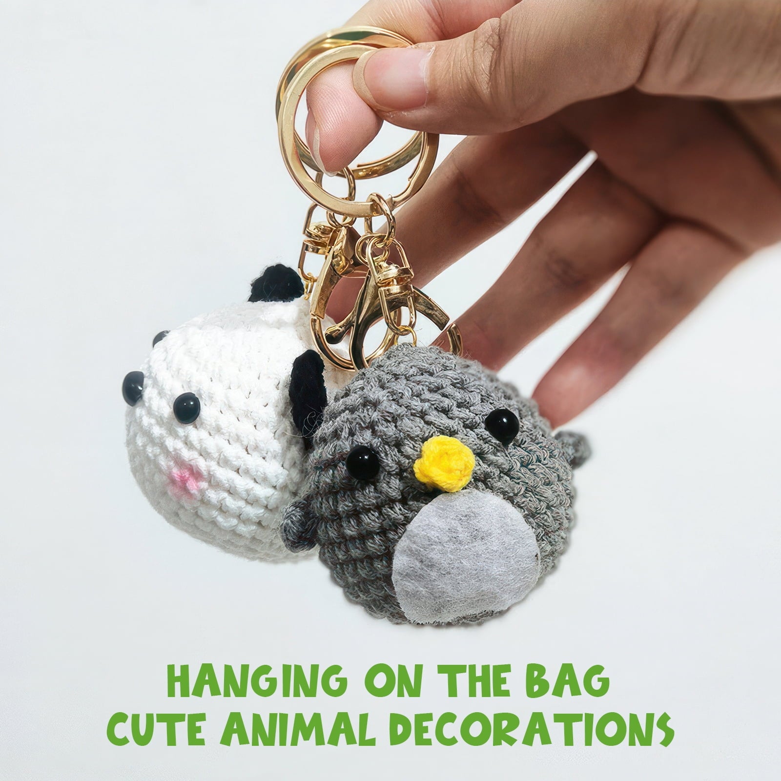 CHENGDAO Crochet Kit for Beginners – 8pcs Cute Animal Collection