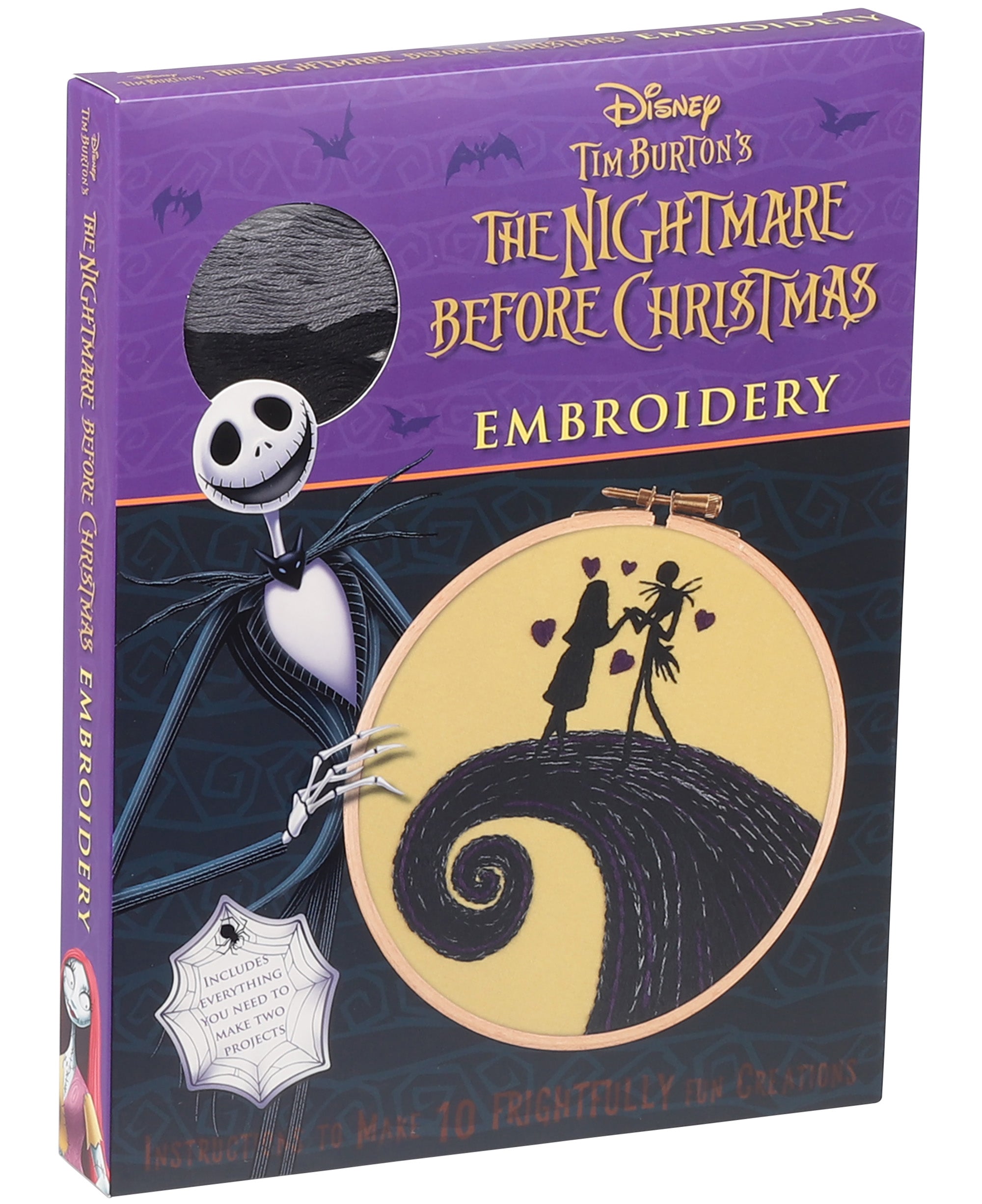 Disney Tim Burton's the Nightmare Before Christmas Embroidery (Hardcov