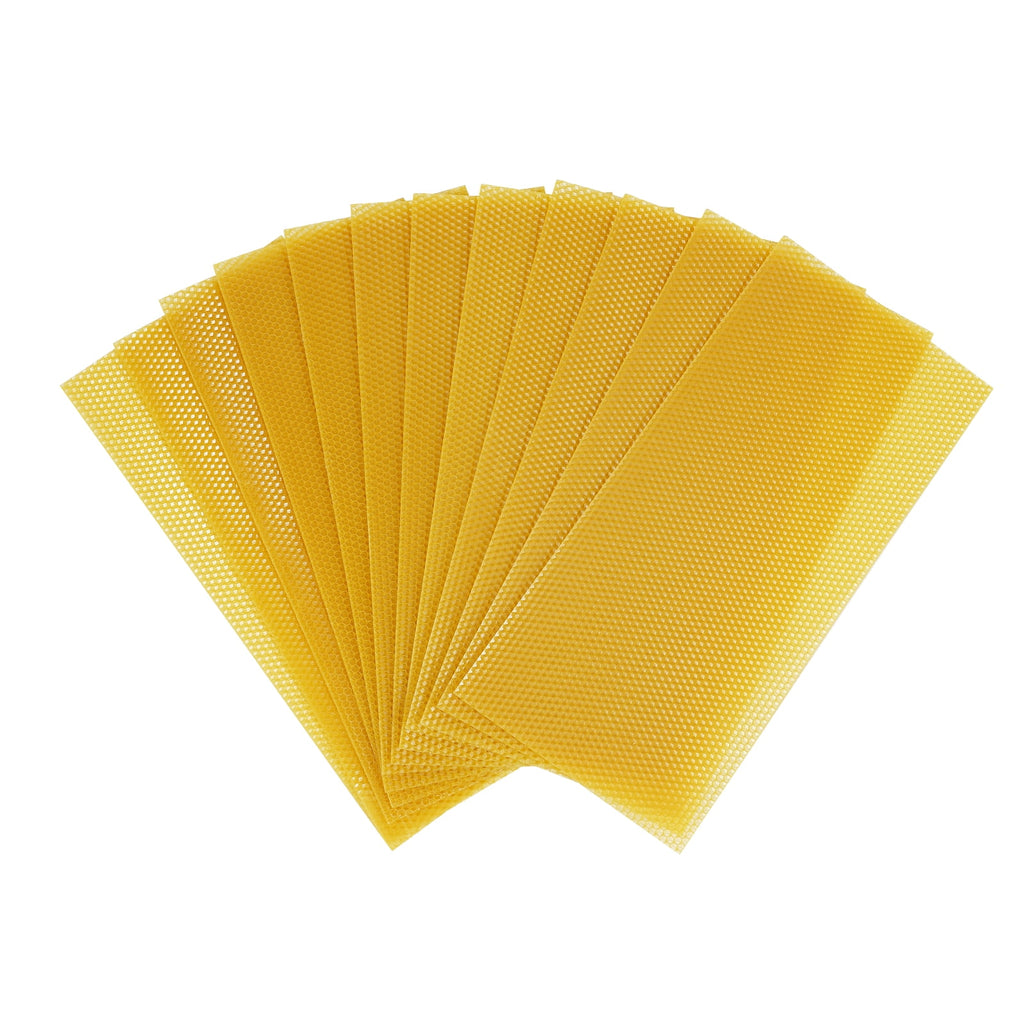 30 PCS Pure Beeswax Hive Frames, Beehive Bee Frames Waxed Foundation,