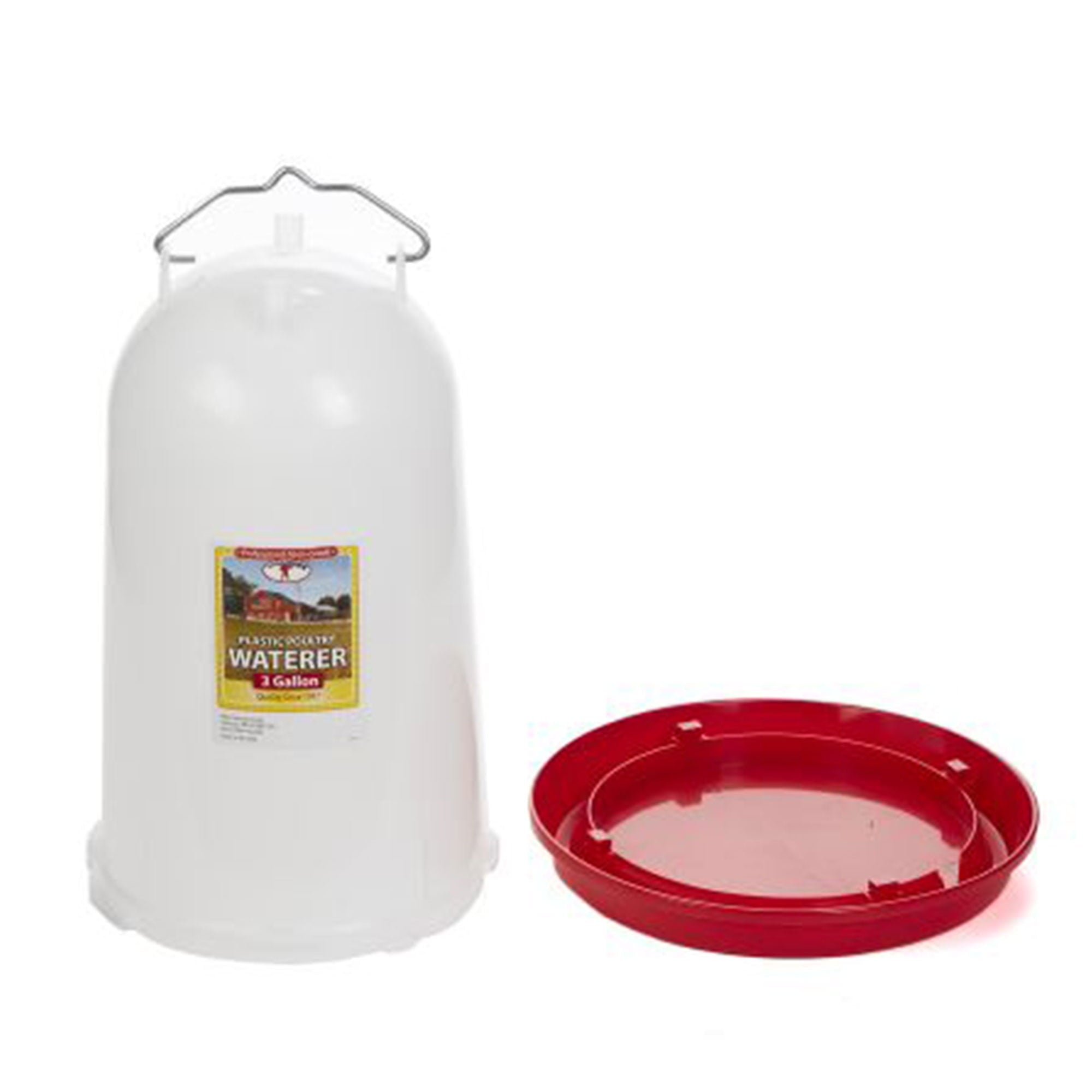 Miller Manufacturing 3-Gallon Poultry Waterer – Durable Impact-Resis